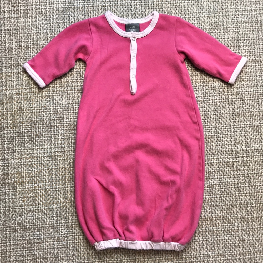Kate Quinn Organic Sleeper Gown (size 3-6m)